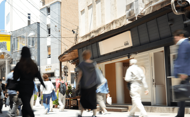 アクセス抜群の路面店